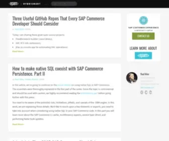 HYbrismart.com(SAP Commerce Cloud under the hood) Screenshot