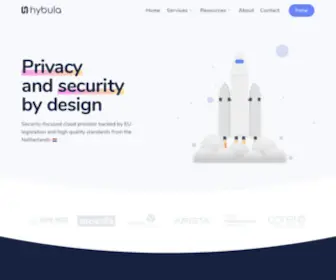 Hybula.com(European Cloud Platform) Screenshot