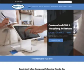 Hycom.com.au(Scales in Sydney) Screenshot
