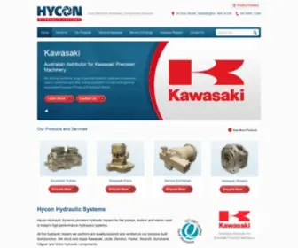 Hyconhydraulic.com.au(Official Kawasaki Distributor) Screenshot