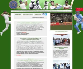 HYcricket.in(Hyderabad Cricket Association) Screenshot