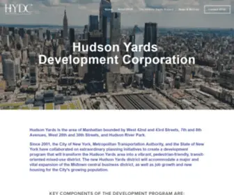HYDC.org(Hudson Yards Development Corporation) Screenshot