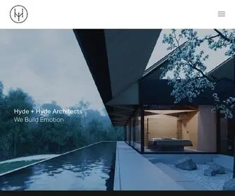 Hydearchitects.com(Architects Based in Cardiff) Screenshot