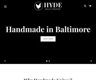 Hydehandmadeknives.com(Henry Hyde Handmade Knives) Screenshot