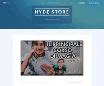 Hydeofficialstore.com(Hyde Store) Screenshot