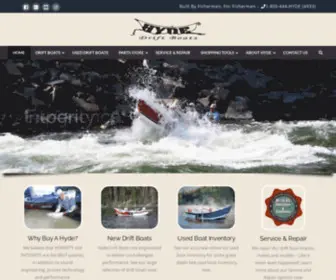 Hydeoutdoors.com(Hyde Drift Boats) Screenshot