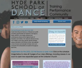 Hydeparkdance.org(Hyde Park School of Dance) Screenshot