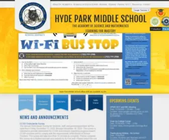 Hydeparkms.org(Hyde Park Middle School) Screenshot