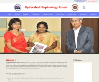 Hyderabadnephrologyforum.com(Hyderabad Nephrology forum) Screenshot