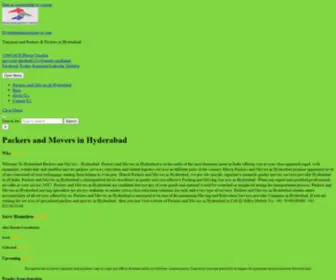 Hyderabadpackersmover.com(Transport and Packers & Packers in Hyderabad) Screenshot