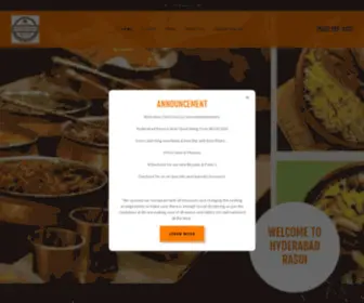 Hyderabadrasoi.com(Indian Restaurant) Screenshot