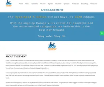Hyderabadtriathlon.com(Hyderabad Triathlon) Screenshot