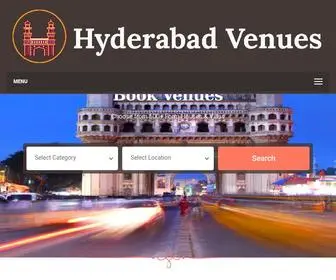 Hyderabadvenues.com(Hyderabad Venues) Screenshot