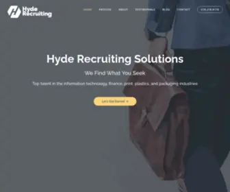 Hyderecruits.com(Metro Atlanta Executive Search & Consulting) Screenshot