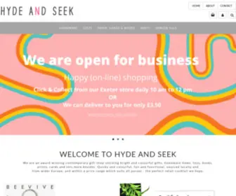 Hydeseek.co.uk(Hyde and Seek) Screenshot