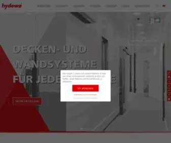 Hydewa.de(Ihr kompetenter Partner für Decken) Screenshot