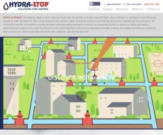 HYdra-Stop.com(Expert Water Control Solutions) Screenshot