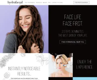 HYdrafacial.co.nz(HydraFacial New Zealand Official Site) Screenshot