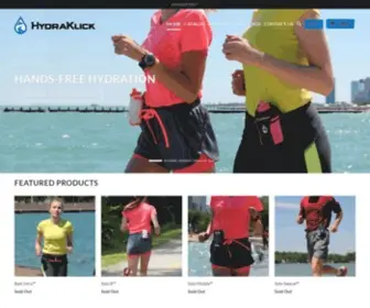 HYdraklick.com(What are you looking for in running equipment online like running water belt) Screenshot