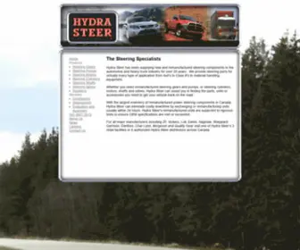 HYdrasteer.com(The Steering Specialists) Screenshot