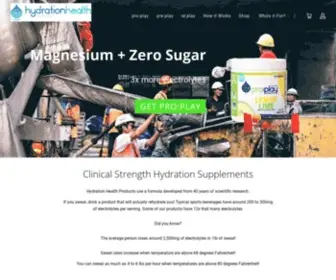 HYdrationhealth.com(Our mission) Screenshot