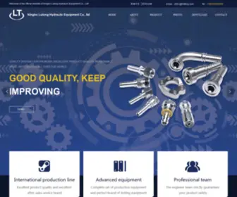 HYdraulic-Fitting.com(HOME-Ningbo Lutong Hydraulic Equipment Co) Screenshot