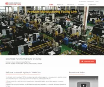 HYdraulic.co.kr(HANDOK HYDRAULIC) Screenshot