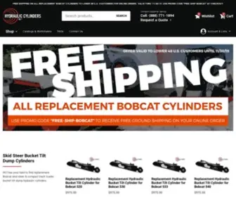 HYdrauliccylindersinc.com(Hydraulic Cylinders) Screenshot