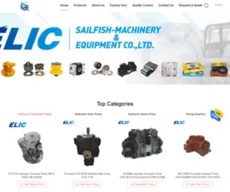 HYdraulicexcavatorpump.com(Quality Hydraulic Excavator Pump & Hydraulic Gear Pump factory from China) Screenshot