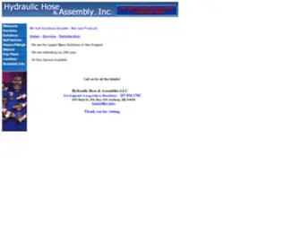 HYdraulichoseandassembly.com(Hydraulic Hose and Assemblies) Screenshot