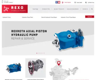 HYdraulicPumprepair.co.in(REXO HYDRAULIC PUMPS) Screenshot