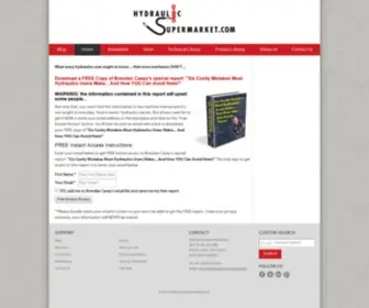 HYdraulicsupermarket.com(Get the hydraulic information you need) Screenshot