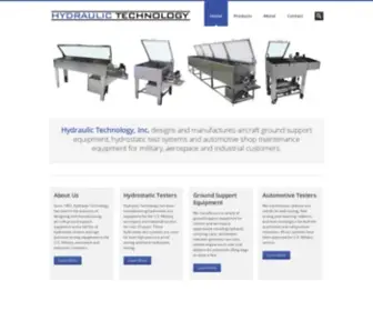 HYdraulictechnology.com(Hydrostatic Testers) Screenshot