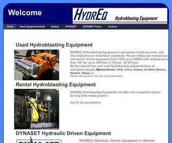 HYdreq.nl(HYDREQ Hydroblasting Equipment) Screenshot