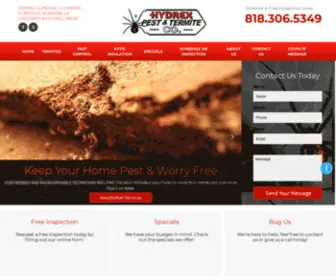 HYdrexglendale.com(Pest & Termite Control) Screenshot