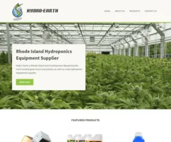 HYdro-Earth.com(Rhode Island Hydroponics Equipment Supplier) Screenshot