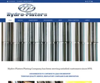 HYdro-Platers.com(Industrial Hard Chrome) Screenshot