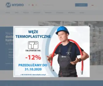 HYdro.com.pl(Kompleksowa oferta elementów hydrauliki siłowej) Screenshot