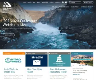 HYdro.org(National Hydropower Association) Screenshot