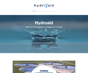 HYdroaid.org(Water for Development Management Institute) Screenshot