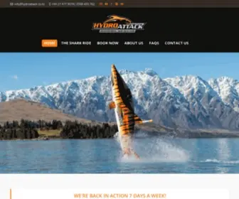 HYdroattack.co.nz(Hydro Attack Queenstown) Screenshot