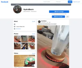 HYdrobasin.com(Facebook) Screenshot