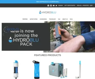 HYdroblu.com Screenshot