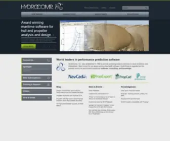 HYdrocompinc.com(HydroComp, Inc) Screenshot