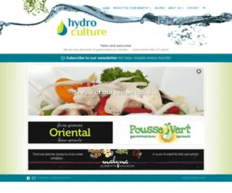 HYdroculture.ca(Hydro Culture) Screenshot