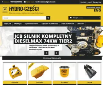 HYdroczesci.pl(Sklep z częściami do koparek JCB) Screenshot