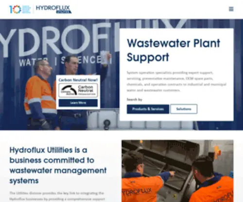 HYdrofluxutilities.com.au(HYdrofluxutilities) Screenshot