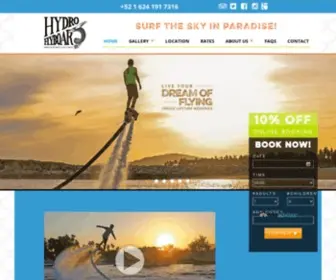 HYdroflyboard.com(FlyBoard in Cabo) Screenshot