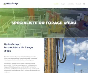 HYdroforage.com(Société) Screenshot