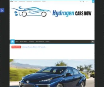 HYdrogencarsnow.com(Hydrogen Cars Vehicles Infrastructure Economy) Screenshot